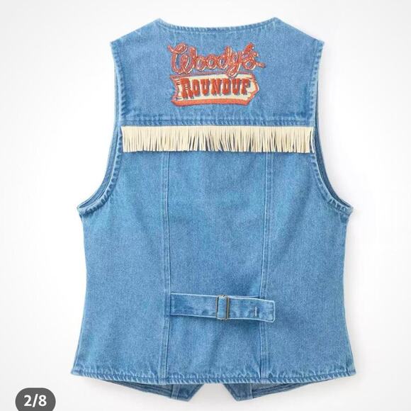 Disney Tops - Toy story denim vest for